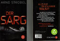 ARNO STROBEL  - DER SARG, Thriller 2013 Taschenbuch