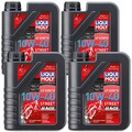 4x Liqui Moly 20753 Motorbike 4T Synth 10W-40 Street Race Motorrad Motoröl 1L