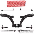 2x FEBI QUERLENKER SPURSTANGE KOPPELSTANGE VORDERACHSE passend für FORD FOCUS 2