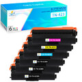 6x Toner Kompatibel für Brother MFC-L8690CDW DCP-L8410CDW HL-L8260CDW TN-423