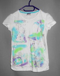 Shirt Mädchen T Shirt Sommer ❤ Oberteil Basic Kurzarmshirt Gr. 158/164  Yigga