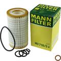 MANN-FILTER Ölfilter mit Dichtung für Mercedes-Benz SLK 280 350 300 320 E-Klasse