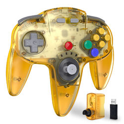 Wireless N64 Controller Gamepad for Nintendo 64/ Nintendo Switch PC MacOS Window
