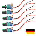 5pc DC 12V PWM Fan Governor Speed Control with Knob 4-Wire Switch Fan Regulation