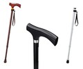 Russka Gehstock Holz Fritzgriff verstellbar Spazierstock Wanderstock Gehhilfe