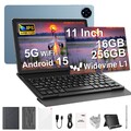 2025 NEU Tablet Android 15 16GB RAM+256GB 8000mAh 11 Zoll HD LCD 13MP 5GWlFl IPS