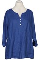 Peter Hahn Bluse Damen Oberteil Hemd Hemdbluse Gr. EU 44 Leinen Blau #yi9wm9x