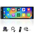Mit DAB+ 6.9 Zoll 1 Din Autoradio GPS Navi 2G+64G Android 13.0 Carplay Stereo