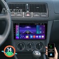 2+32G Android 14 Autoradio Apple Carplay GPS Navi für VW Bora Golf 4 MK4 1J1 1J2