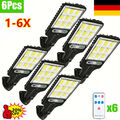 3600W LED Solarleuchte mit Bewegungsmelder Außen Lampe Fluter Strahler Licht DE