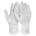 12-120 Paar Baumwollhandschuhe Strickhandschuhe weiße Handschuhe, Größen 6-13