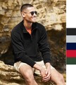 10 Stück Set Fruit of the Loom Herren Sweatshirt Stehkragen Zip Neck Sweat 62-11