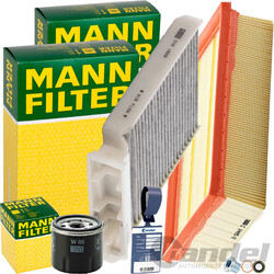 MANN FILTER INSPEKTIONSPAKET passend für RENAULT CLIO 3 MODUS/GRAND 1.2+16V