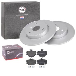 ABS BREMSSCHEIBEN + BELÄGE VORNE passend für SMART 450 452 FORTWO Cabrio CoupeVA 280x9mm // auch für Roadster 452 // Bj. 1998 - 2007