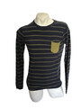 Solid Pullover Men aus Baumwolle Casual Sweatshirt Größe Medium