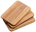 Kesper 3er Set Frühstücksbrettchen Akazienholz 23x15x1 cm Schneidebrett 21403