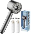 Handbrause Duschkopf Brausekopf Wassersparender Duschkopf mit 2 Filter Universal