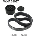 SKF VKMA 36057 Keilrippenriemensatz für RENAULT CLIO MODUS GRAND MODUS TWINGO I