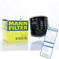 MANN-FILTER Ölfilter Oelfilter Oil Filter W 920/45