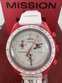 Omega X Swatch MoonSwatch Mission to Mars Biokeramikgehäuse-Rot, Armbanduhr