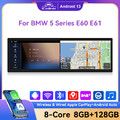 14,9" DAB+ GPS Navi 8+128GB Autoradio für BMW 5 Series E60 E61 CCC 4G USB LTE BT