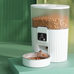 WiFi Automatischer Futterautomat mit App-Steuerung Katzen Hunde Futterspender /
