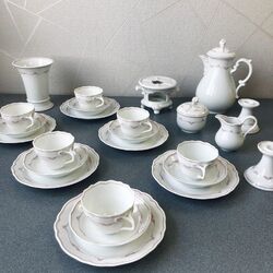 *Kaffee- & Frühstücks -Service *Hutschenreuther *Maria Theresia Mainau *RaritätHochwertiges Kaffeeservice für 6 Personen Omas Nachlass