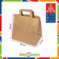 DayBays Braun Papiertragetaschen Papiertüten Papier Tragetaschen Tüten Taschen