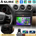 9" 4+64G Android 15 AutoRadio Bluetooth Navi Carplay Kam Für Audi A4 S4 B6 B7 B8