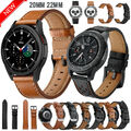 Echtes Leder Armband für Samsung Galaxy Watch 5 40 44mm 4 Classic 46mm 3 45 41mm