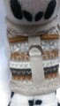 Softgeschirr warm Brustgeschirr Hundegeschirr beige StricK Halsband XS-M Welpen