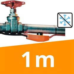 Heizkabel Rohr-Begleitheizung EASYHEAT® bis -40° Heizleitung Frostschutz 1-49m