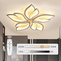 LED Deckenlampe Dimmbar Acryl Blume Deckenleuchte 3-Farbige Wohnzimmer Eingang