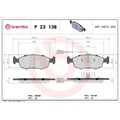 Bremsbelagsatz Scheibenbremse Brembo P23138 Prime Line für Fiat Vorderachse