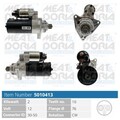Anlasser Starter MEAT & DORIA 5010413 für VW TRANSPORTER MULTIVAN T4 Bus 70B 70C
