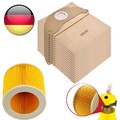 WD 2 Staubsaugerbeutel + Filter für KÄRCHER 6.904-322.0 MV2 WD2 A2003 kompatibel