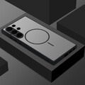 Hülle für Samsung Galaxy S25/S24/S23/Plus/Ultra/Edge Schutz MagSafe Case Schwarz