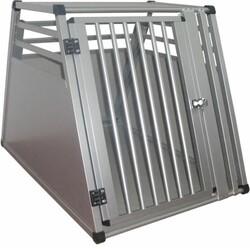 Hundetransportbox Hundebox Autotransportbox Reisebox Alu Transportbox / NEU OVP