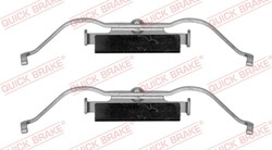 QUICK BRAKE Zubehörsatz Scheibenbremsbelag 109-1747 für VW TRANSPORTER T4 70A