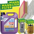 MANN INSPEKTIONSPAKET+LIQUI 5W-40 ÖL passend für 1.3 CDTI OPEL CORSA D BIS 2011