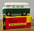 Schuco Piccolo Volkswagen VW T1 Bulli Fensterbus 1:90 in OVP grün / weiß