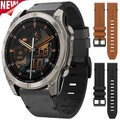 Quick Fit Leder Armband Für Garmin Fenix 8 E 7 7X 6 6X Pro 3 5 5X Epix Enduro 3
