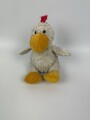 Jellycat Plüschtier Plüsch Hahn weiß / cremefarben sitzend ca. 16 cm groß (254)