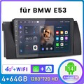 8-Kern 4+64G Für BMW 5er E39 7er X5 E53 E38 Android 14 Autoradio Carplay GPS NAV