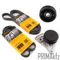 2x CONTI Keilrippenriemen Spannrolle für Audi VW Passat 3B A4 B5 A6 C5 1.9 TDI