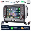 7'' 8Core 6+128GB Für Audi TT MK2 8J 2006-14 DVR+KAM Android14 Autoradio GPS Nav