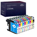10x LC223 XL Druckerpatronen Kompatibel zu Brother LC223 für MFC-J5320DW J4420DW