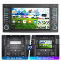 Für VW T5 Multivan Autoradio CarPlay GPS Navi Bluetooth DAB+2+32G Android 14 7"