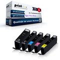 5x Tintenpatronen für Canon Pixma-MG-5550 PGI550PGBK CLI551 - Office Print Serie