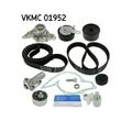 1x Wasserpumpe + Zahnriemensatz SKF VKMC 01952 passend für AUDI SEAT SKODA VW